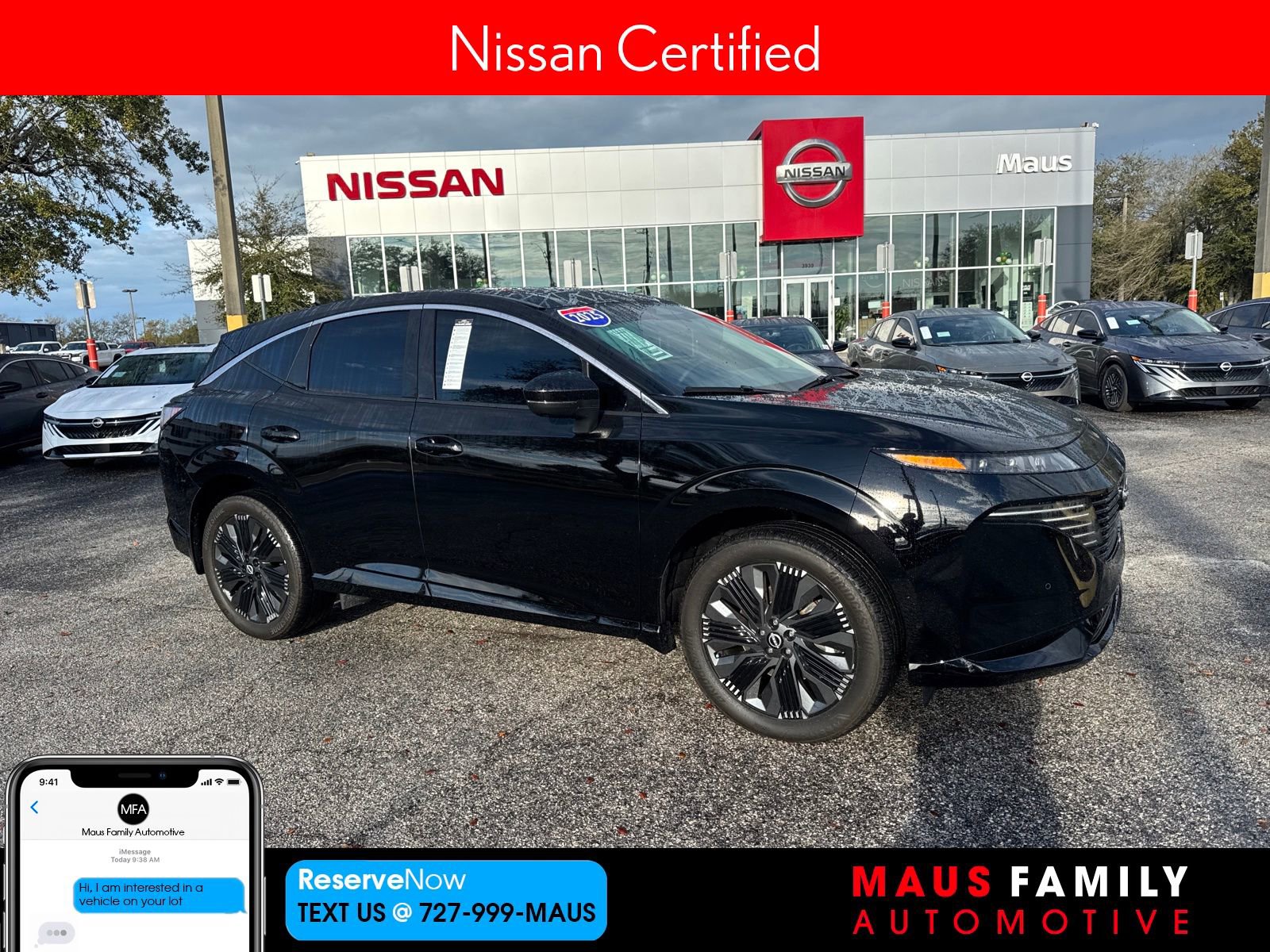 Certified 2025 Nissan Murano Platinum w/ Cargo Package