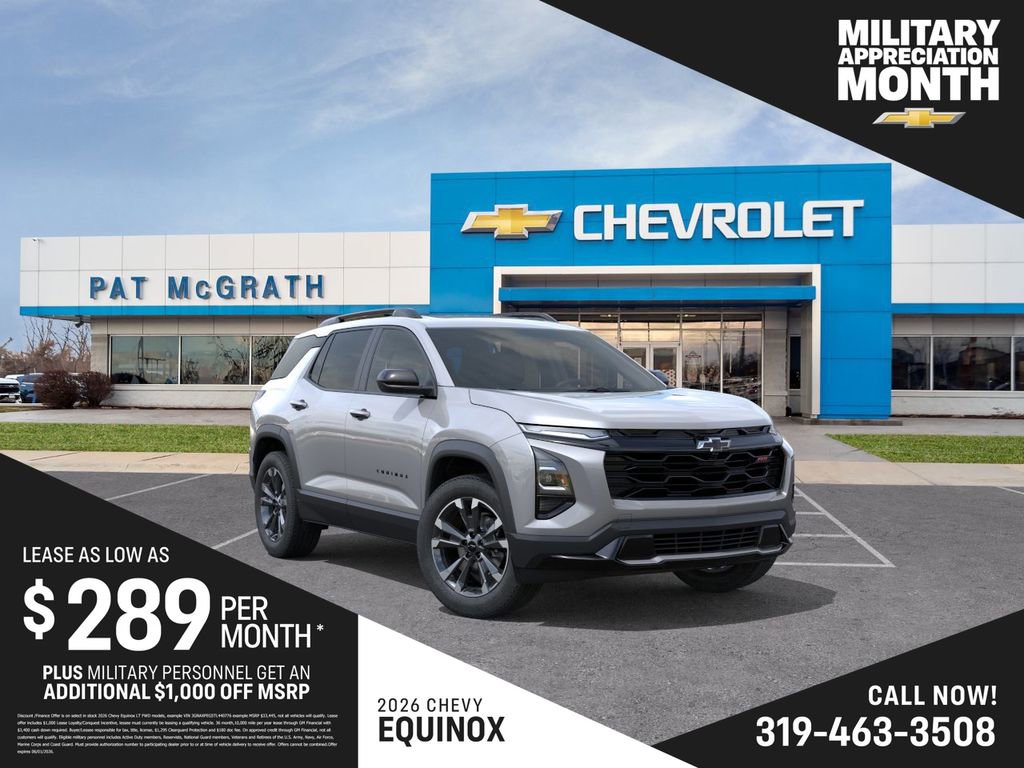 New 2026 Chevrolet Equinox RS