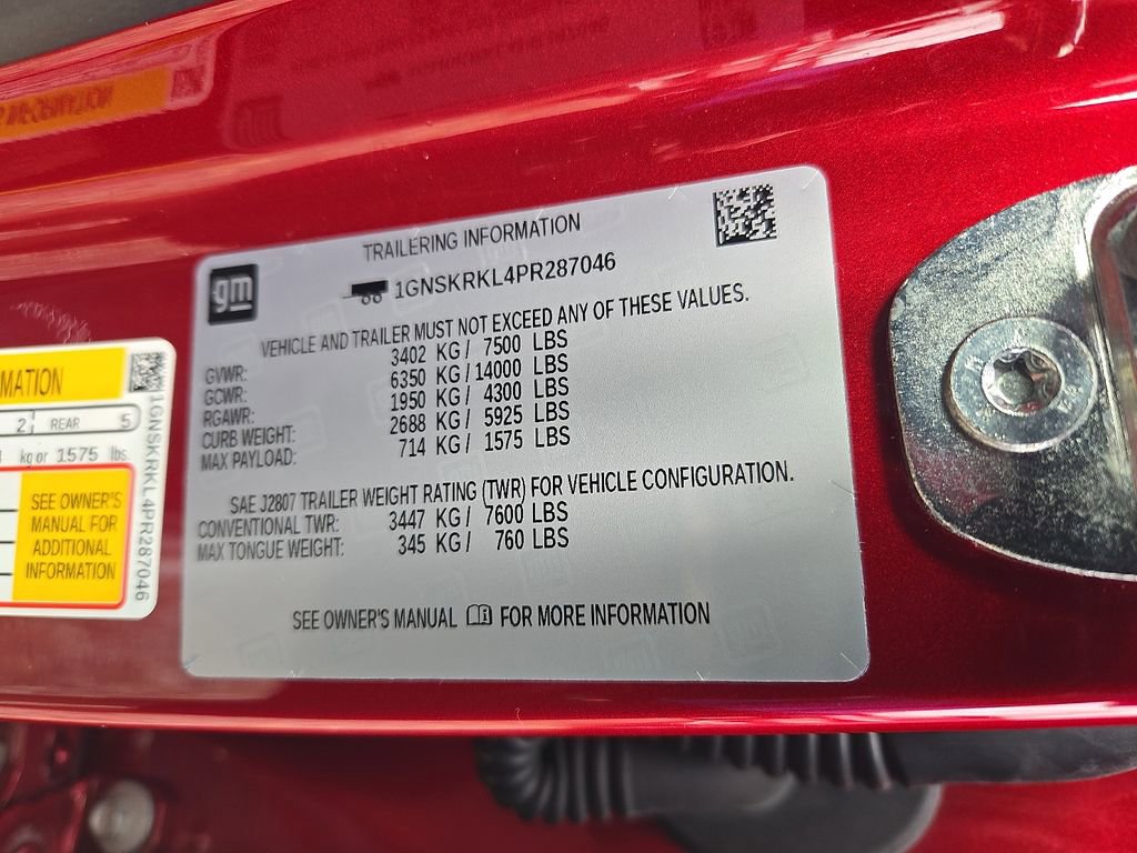 Used 2023 Chevrolet Tahoe RST w/ Sport Performance Package image 32