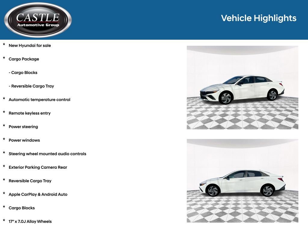 New 2025 Hyundai Elantra Sport w/ Cargo Package image 3