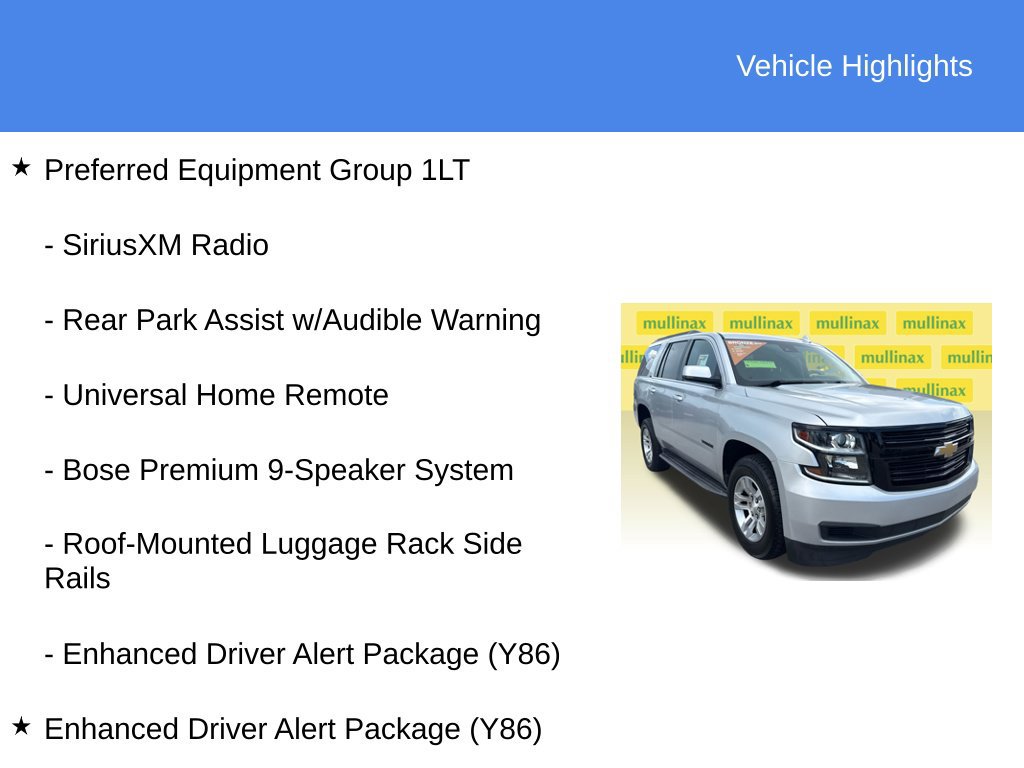 Used 2019 Chevrolet Tahoe LT RWD image 30