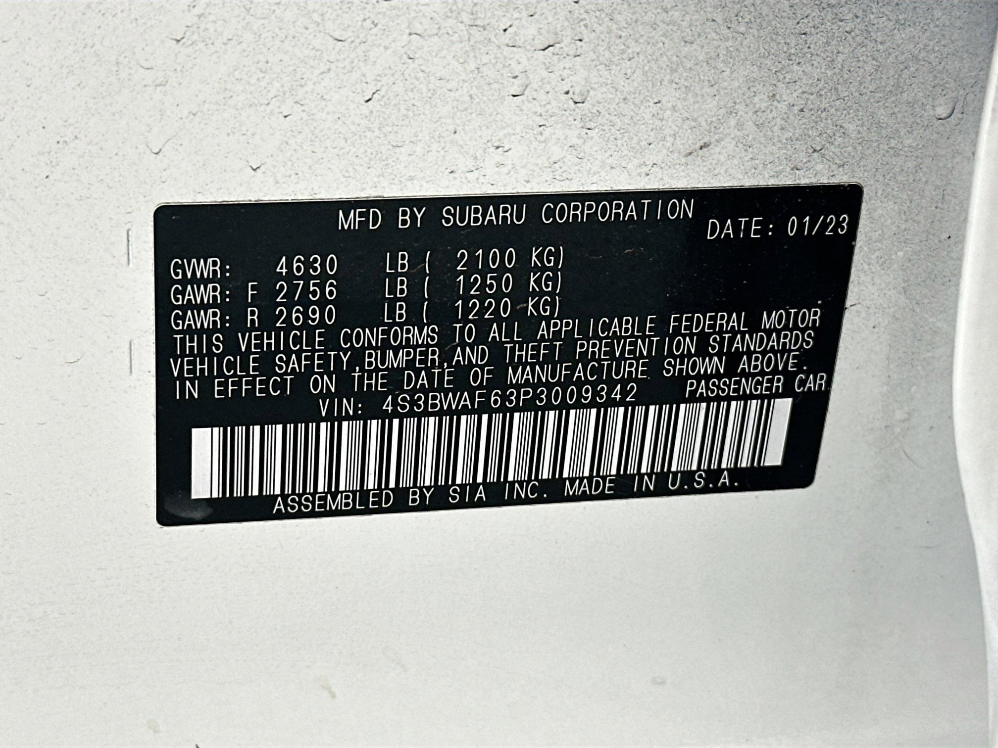 Used 2023 Subaru Legacy Premium image 32