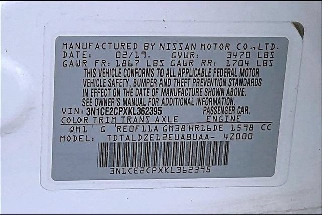 Used 2019 Nissan Versa Note SV FWD image 18