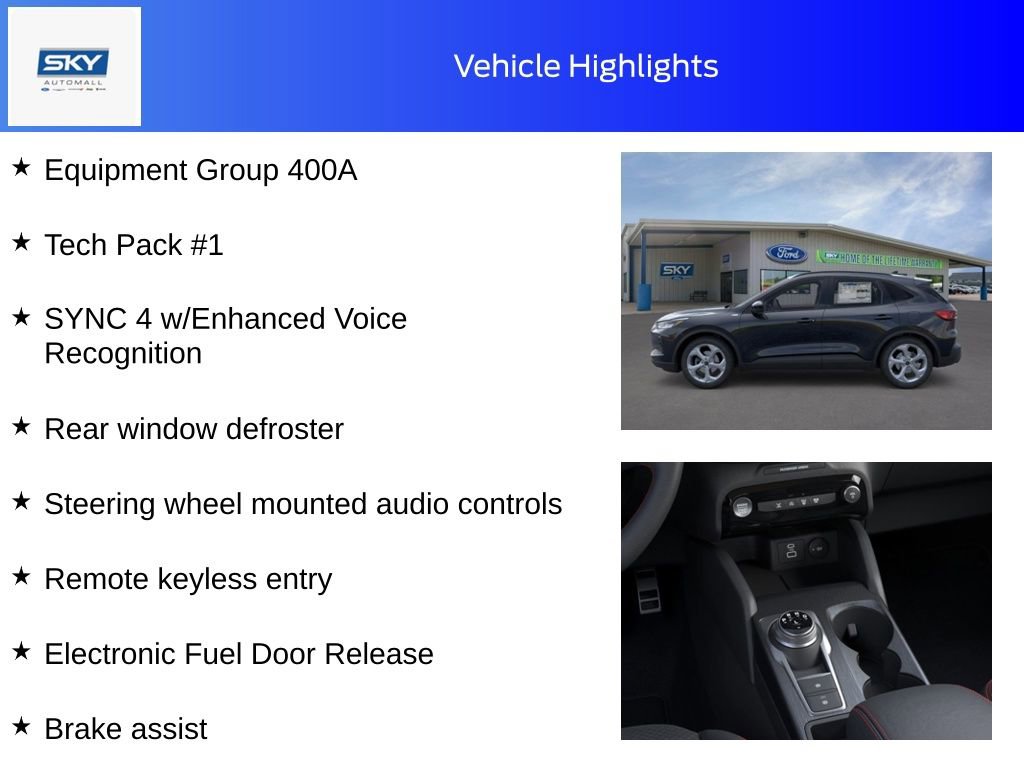 New 2025 Ford Escape ST-Line Elite w/ Tech Pack #1 image 11