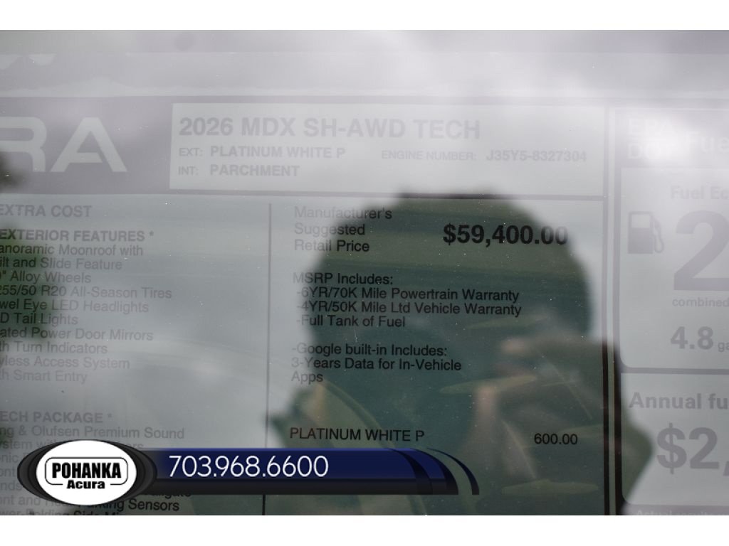 New 2026 Acura MDX w/ Technology Package AWD/4WD image 40