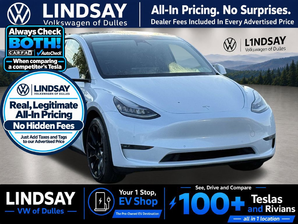 Used 2021 Tesla Model Y Long Range AWD/4WD image 1