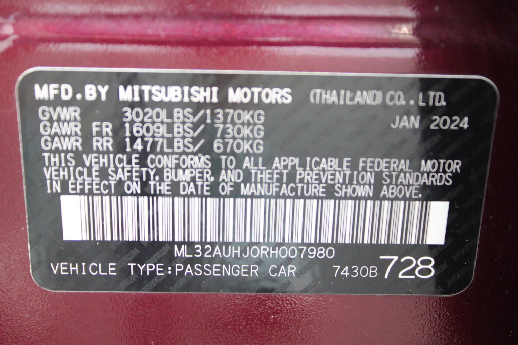 Used 2024 Mitsubishi Mirage ES FWD image 27