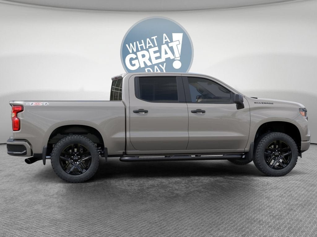 New 2026 Chevrolet Silverado 1500 Custom w/ Turbomax Blackout Package AWD/4WD image 5