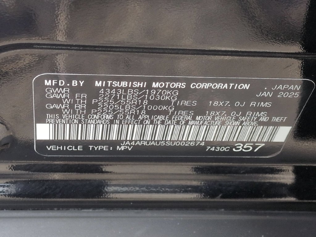 Used 2025 Mitsubishi Outlander Sport SE AWD/4WD image 35