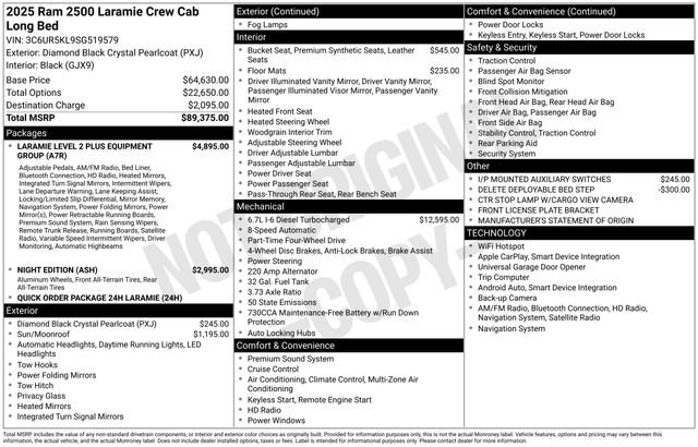 New 2025 RAM 2500 Laramie AWD/4WD image 39