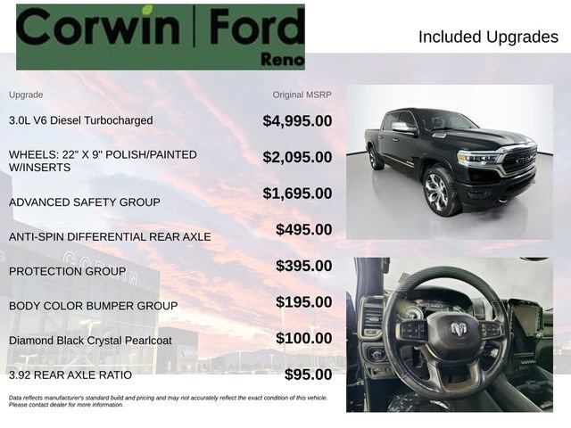 Used 2020 RAM 1500 Limited w/ Advanced Safety Group AWD/4WD image 3