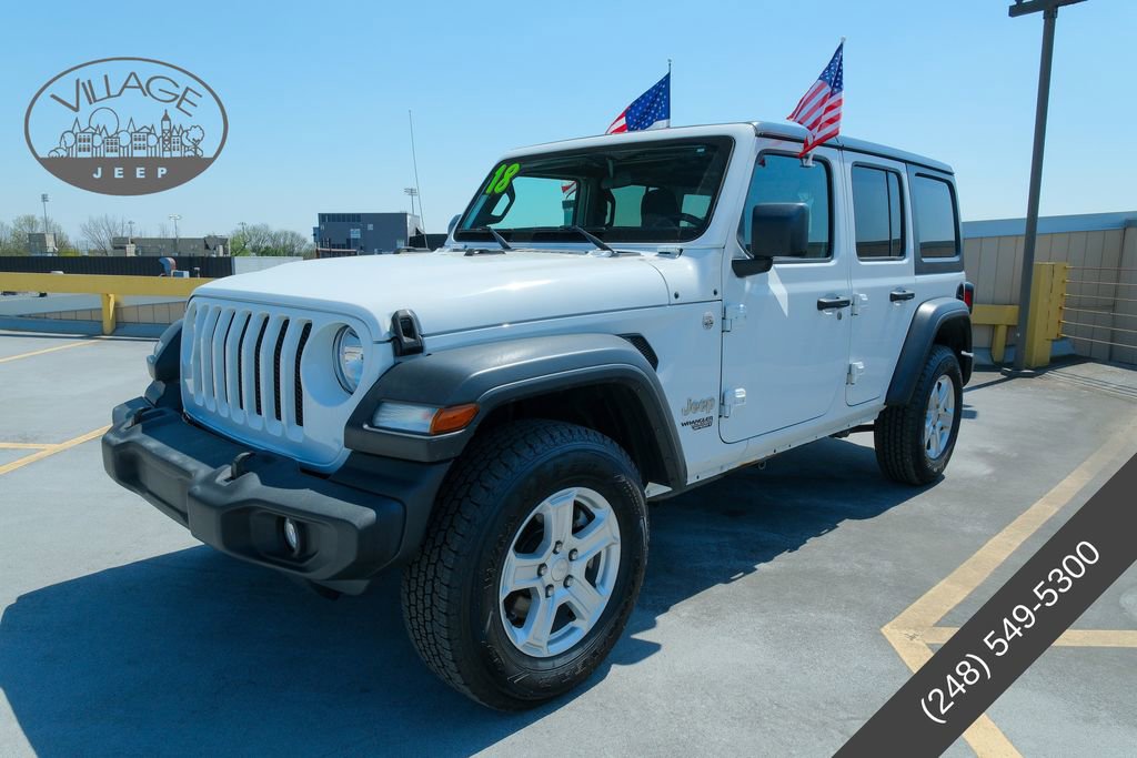 Used 2018 Jeep Wrangler Unlimited Sport S AWD/4WD image 9