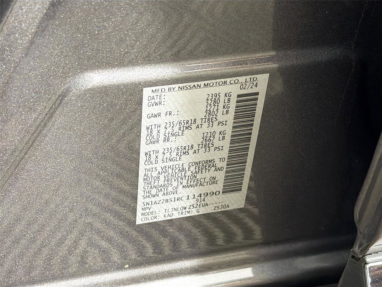 Used 2024 Nissan Murano SV AWD/4WD image 37