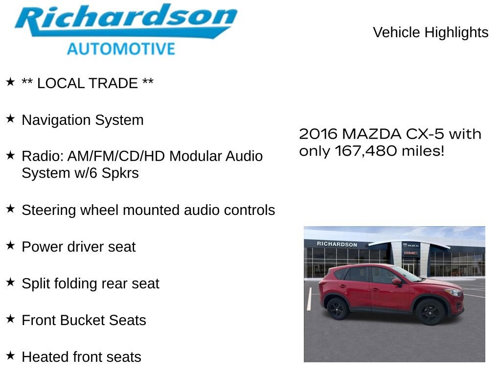 Used 2016 MAZDA CX-5 Touring image 10