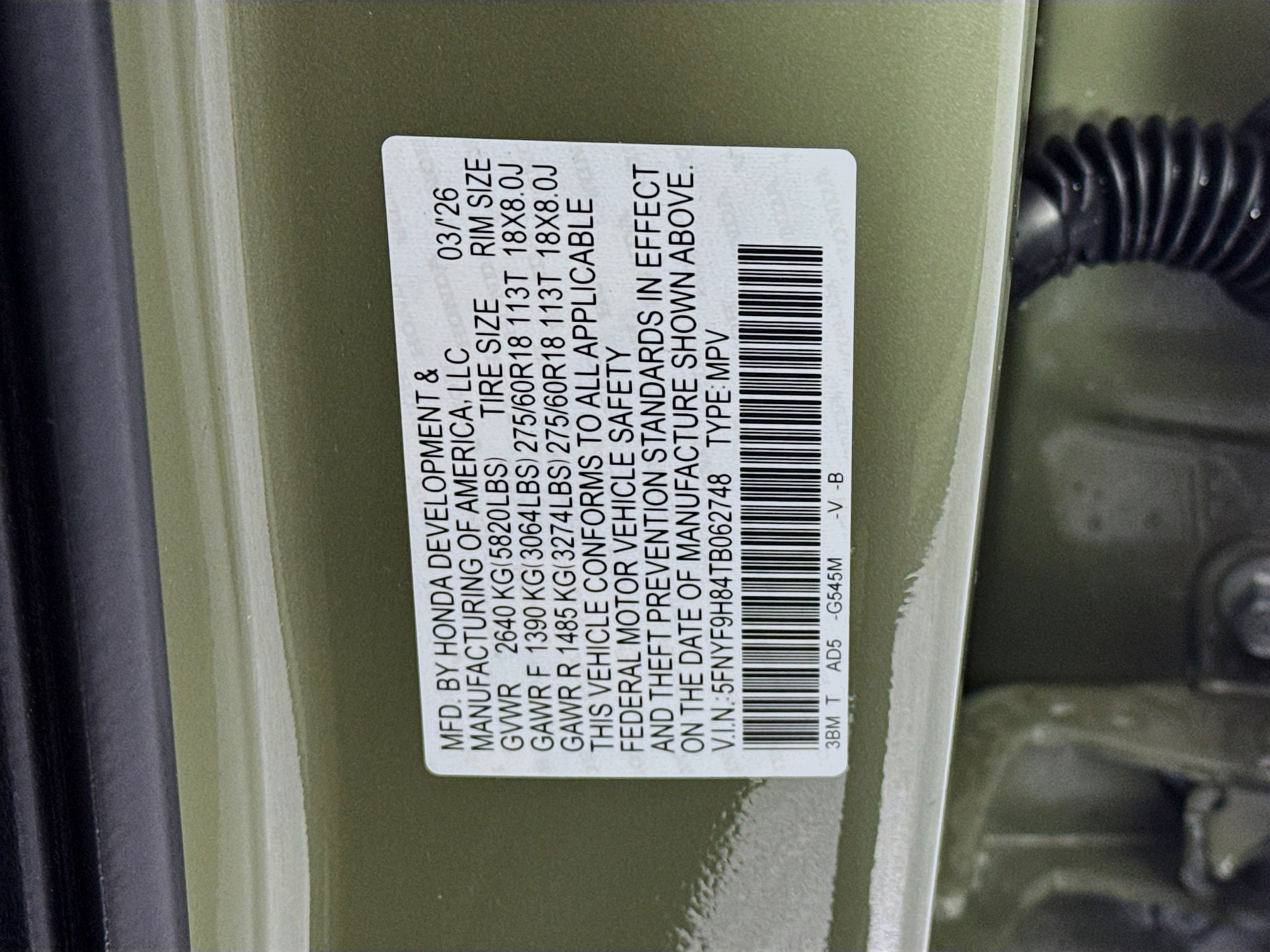 New 2026 Honda Passport TrailSport Elite image 34