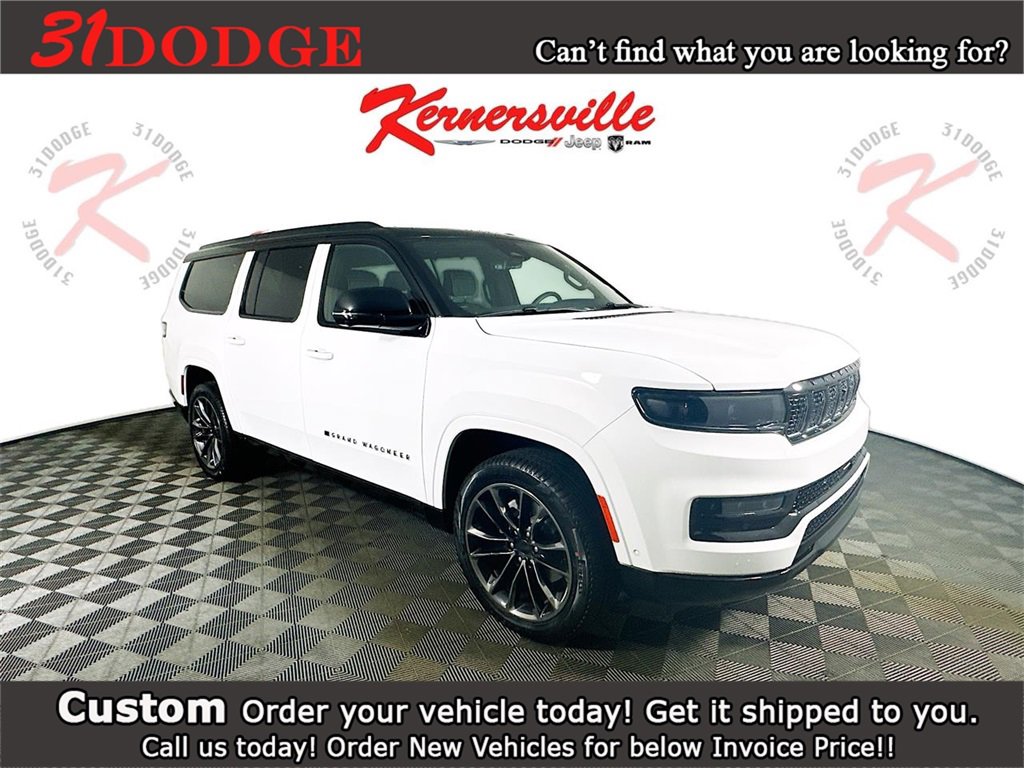 New 2025 Jeep Grand Wagoneer L Series II Obsidian w/ Quick Order Packagew 28T