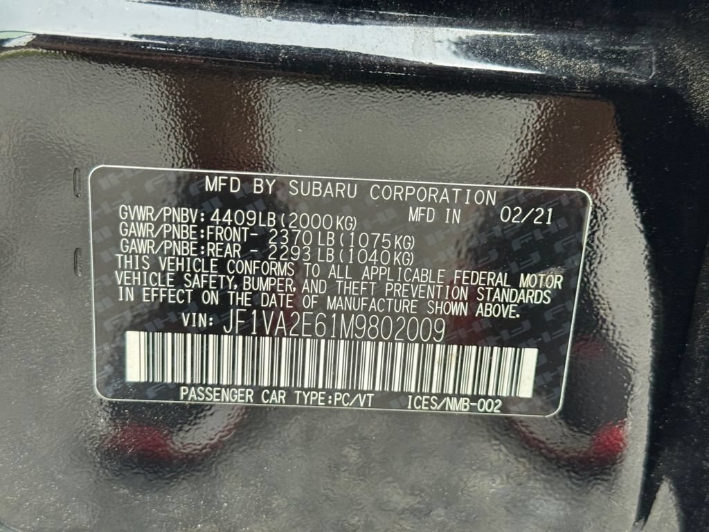 Used 2021 Subaru WRX STI AWD/4WD image 27