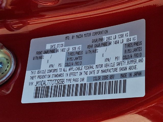 New 2026 MAZDA MX-5 Miata RF Club w/ Weather Package RWD image 19