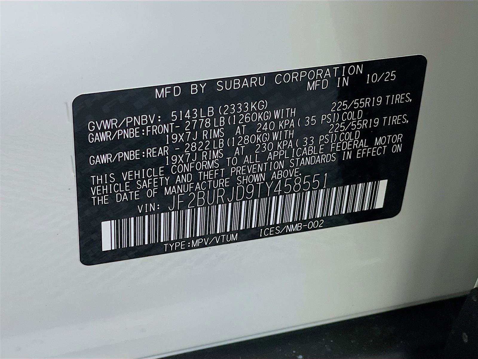 New 2026 Subaru Outback Touring XT AWD/4WD image 23