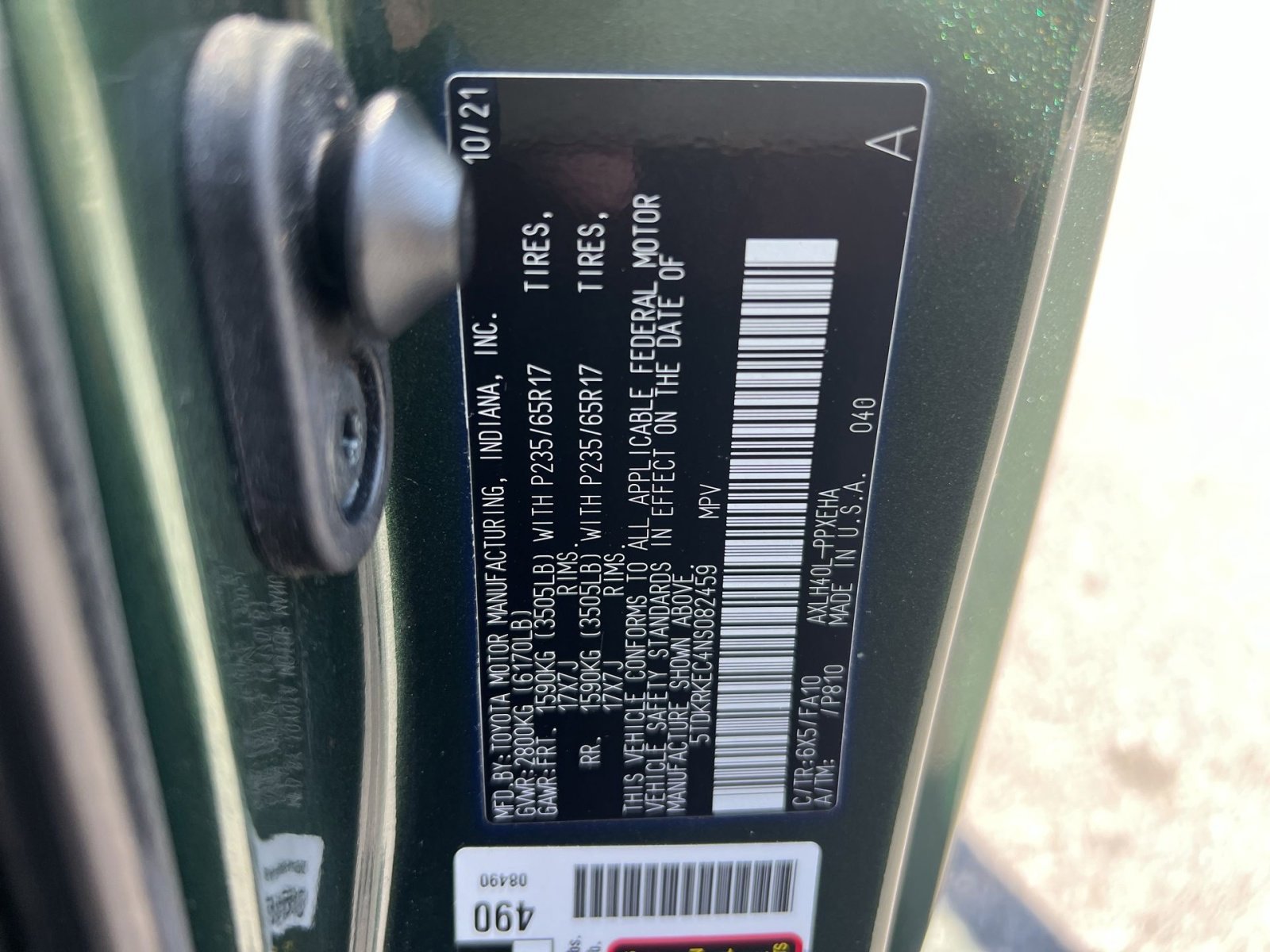 Used 2022 Toyota Sienna LE FWD image 28