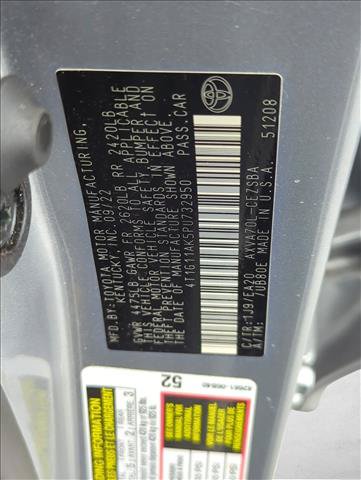 Certified 2023 Toyota Camry SE FWD image 2