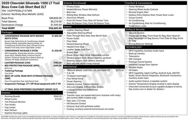 Used 2020 Chevrolet Silverado 1500 LT Trail Boss image 6