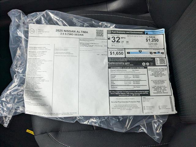 New 2025 Nissan Altima 2.5 S image 16
