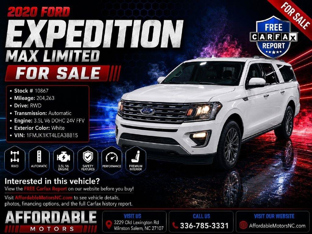Used 2020 Ford Expedition Max Limited