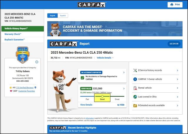 Used 2025 Mercedes-Benz CLA 250 4MATIC image 10