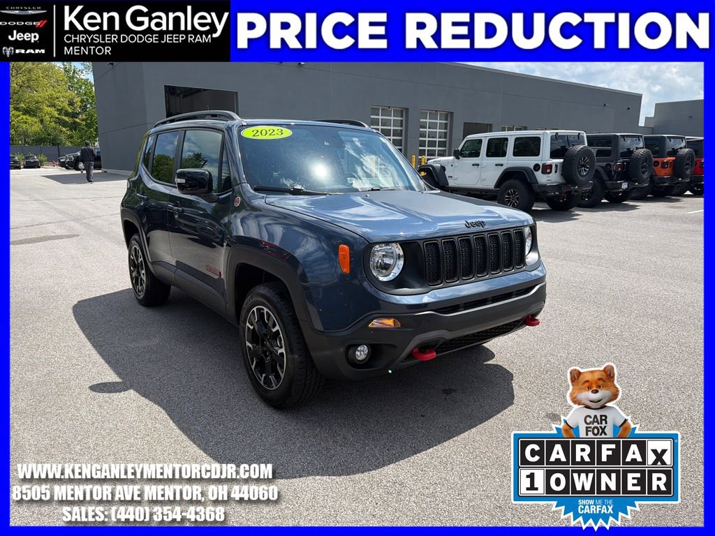 Certified 2023 Jeep Renegade Trailhawk w/ Sun/Sound Group AWD/4WD image 1