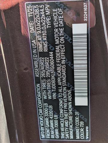 New 2026 Volvo EX90 Ultra AWD/4WD image 20