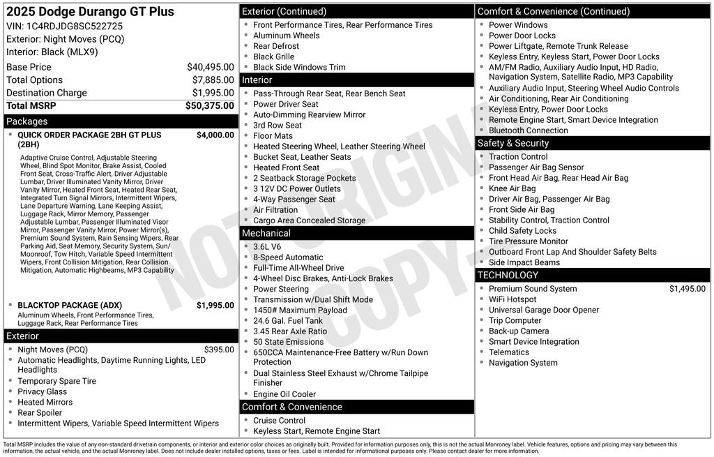 Used 2025 Dodge Durango GT AWD/4WD image 8