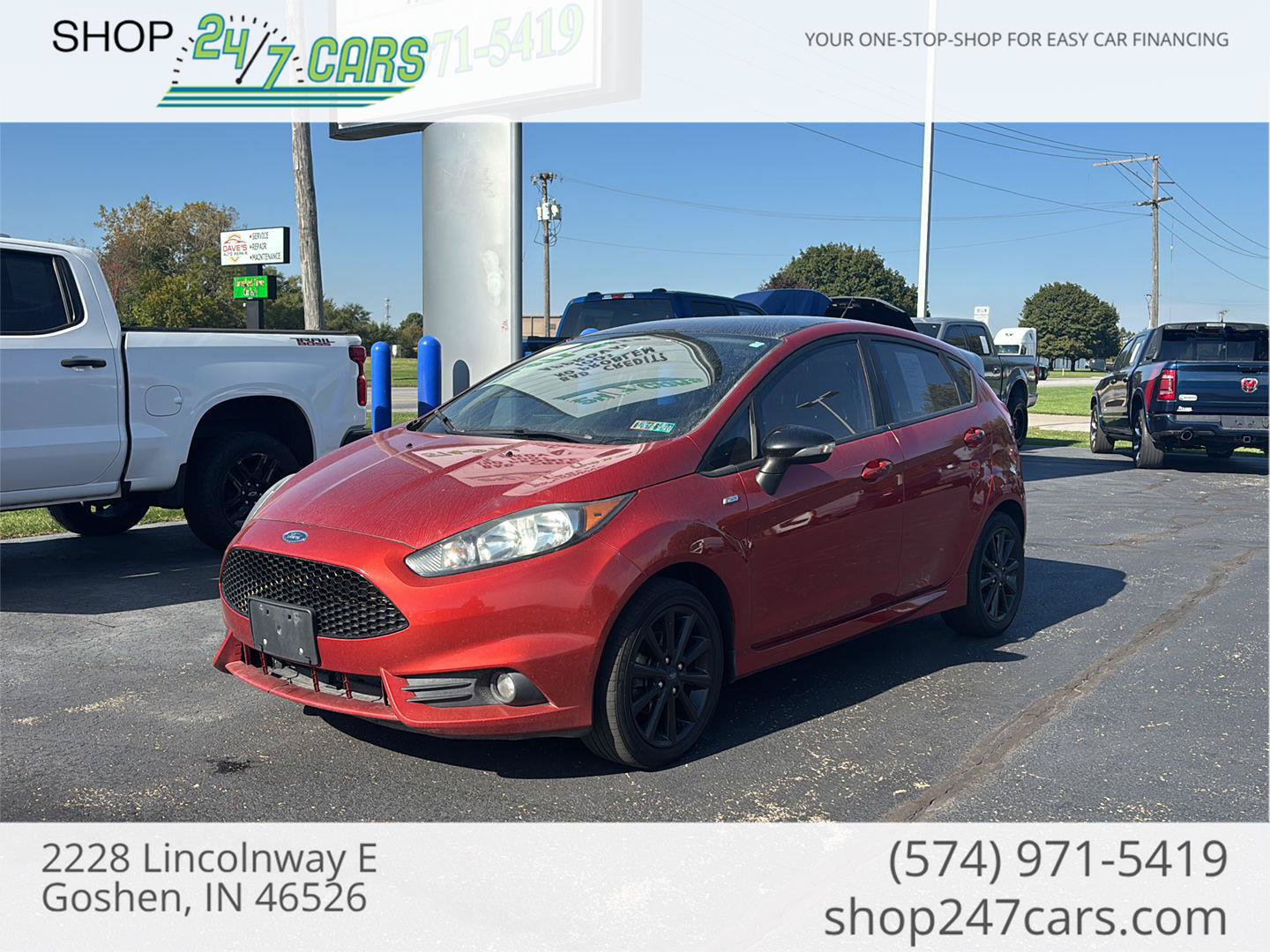 Used 2019 Ford Fiesta ST-Line w/ ST Line Cold Weather Package FWD image 1
