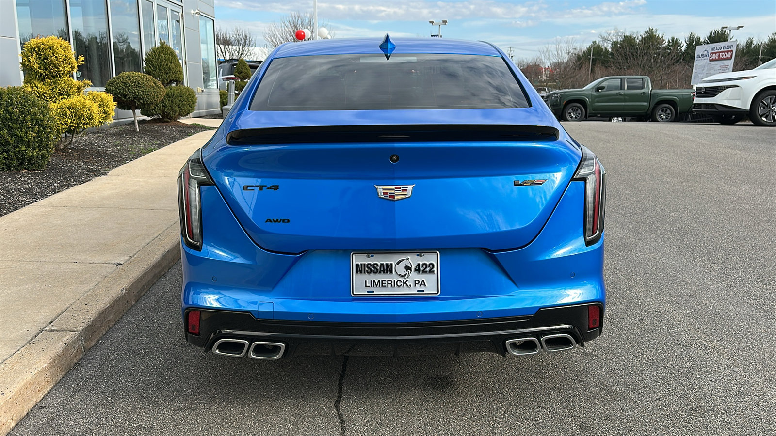 Used 2025 Cadillac CT4 V w/ LPO, ONYX Package image 5