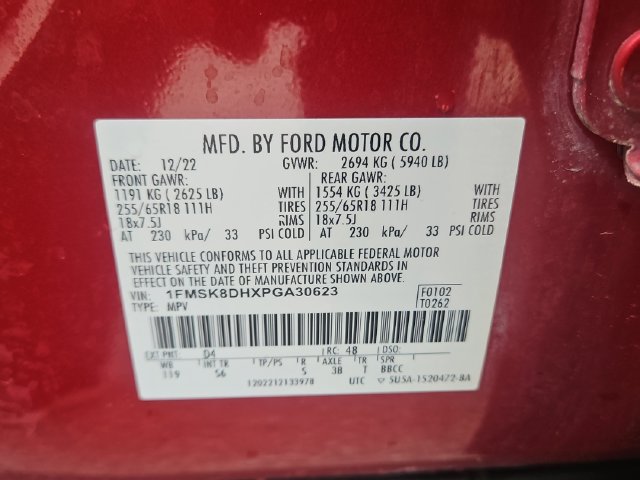 Used 2023 Ford Explorer XLT w/ Equipment Group 202A AWD/4WD image 56