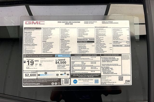 New 2026 GMC Canyon Elevation w/ Convenience Package AWD/4WD image 20