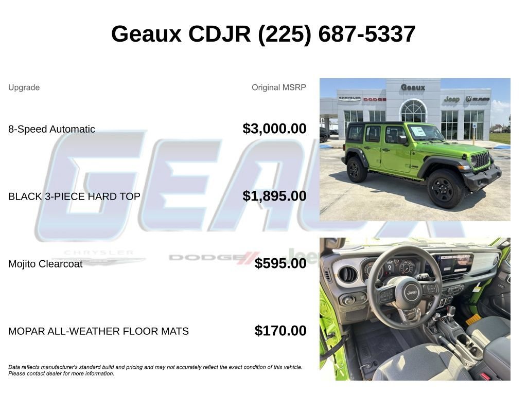 New 2026 Jeep Wrangler Unlimited Sport AWD/4WD image 5