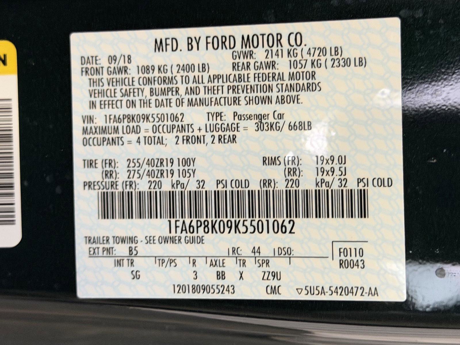 Used 2019 Ford Mustang Bullitt w/ Bullitt Electronics Package image 25