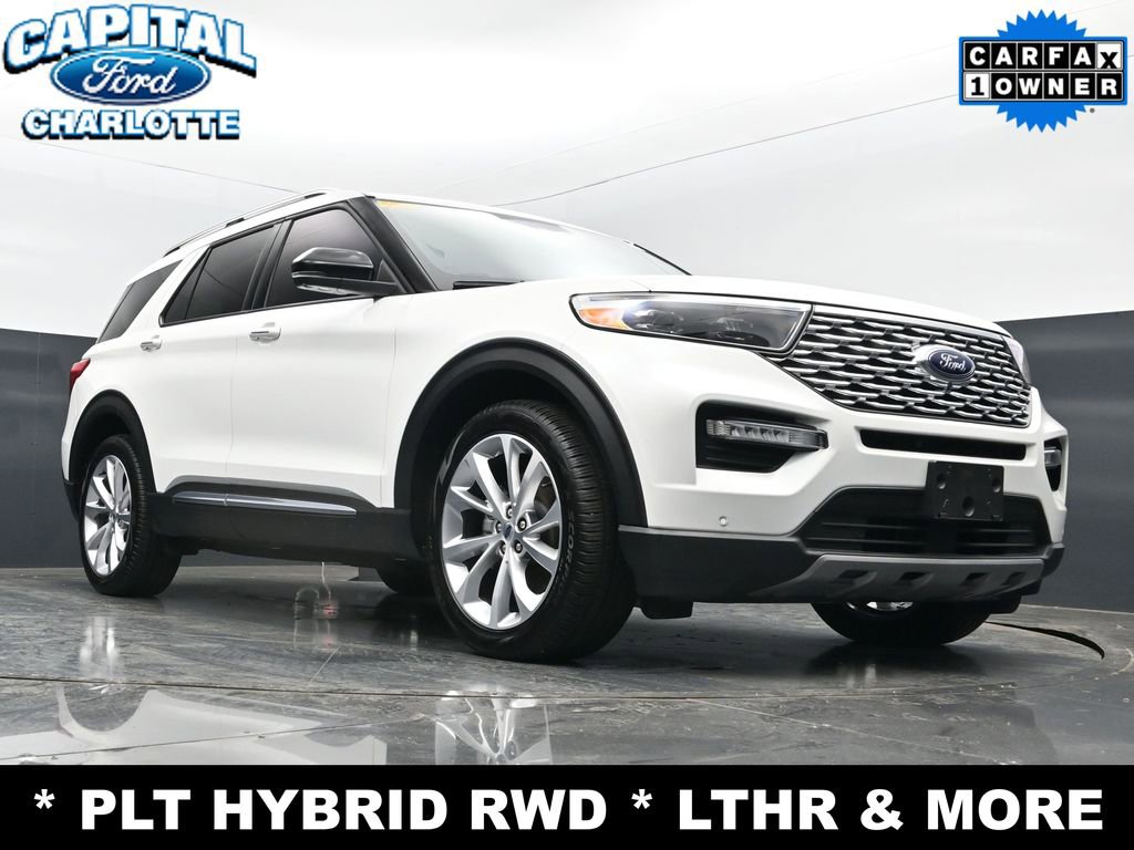 Used 2023 Ford Explorer Platinum w/ Class IV Trailer Tow Package RWD image 22