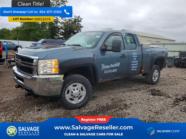 Used 2011 Chevrolet Silverado 2500 W/T w/ Snow Plow Prep Package AWD/4WD image 1