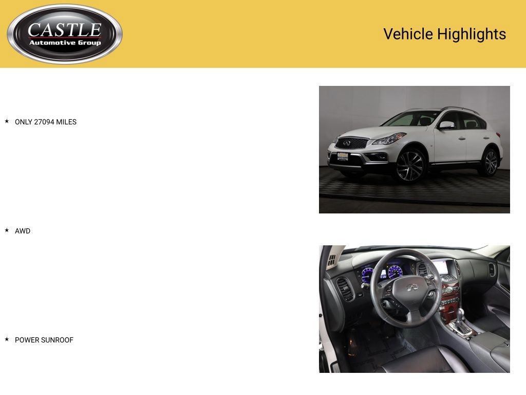 Used 2017 INFINITI QX50 Base image 3