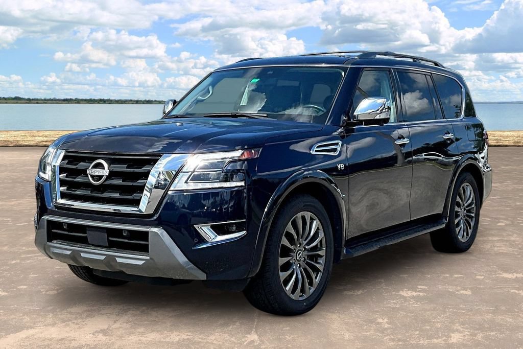 Used 2022 Nissan Armada Platinum w/ Captain's Chairs Package RWD image 1