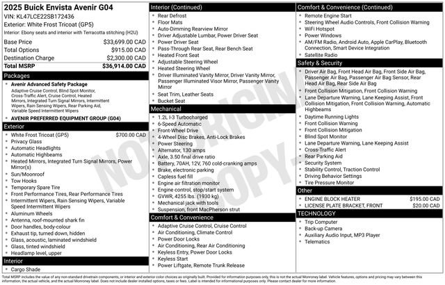 Used 2025 Buick Envista Avenir image 20