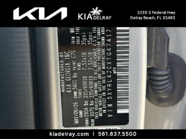 New 2026 Kia Sorento S w/ S Panoramic Sunroof Package FWD image 32