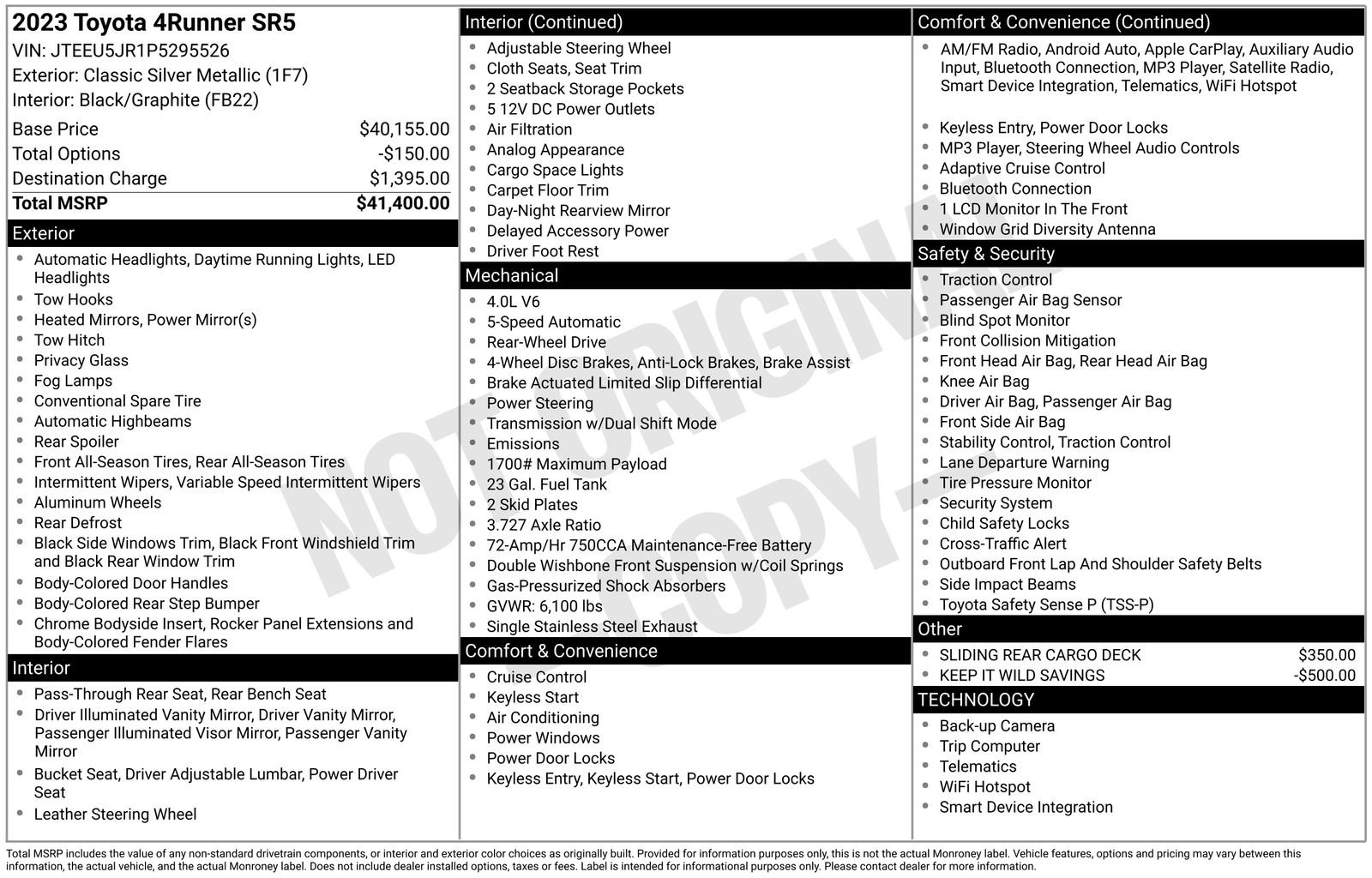 Used 2023 Toyota 4Runner SR5 image 31