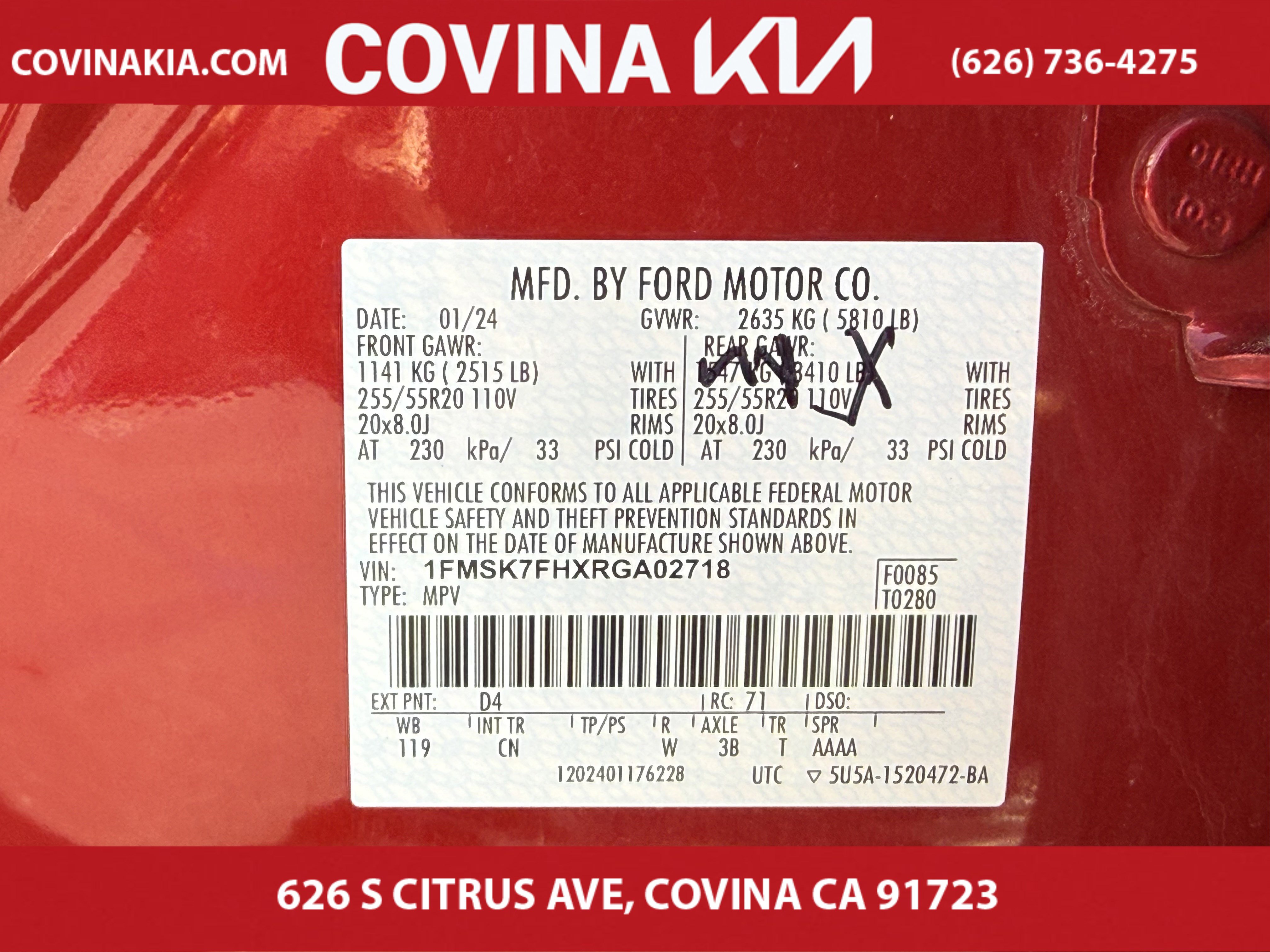 Used 2024 Ford Explorer Limited image 33