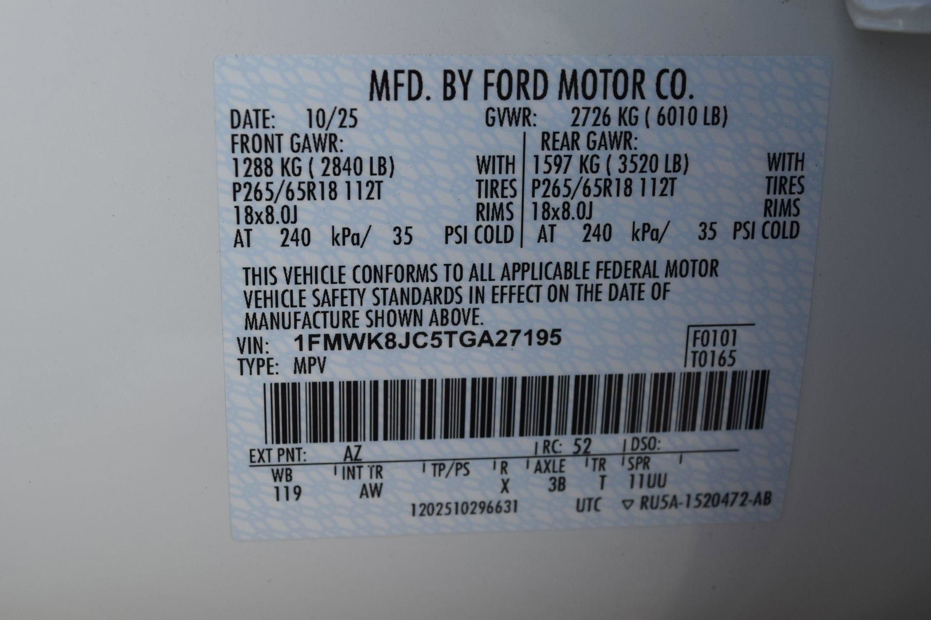 New 2026 Ford Explorer Tremor w/ Tremor Ultimate Package image 28