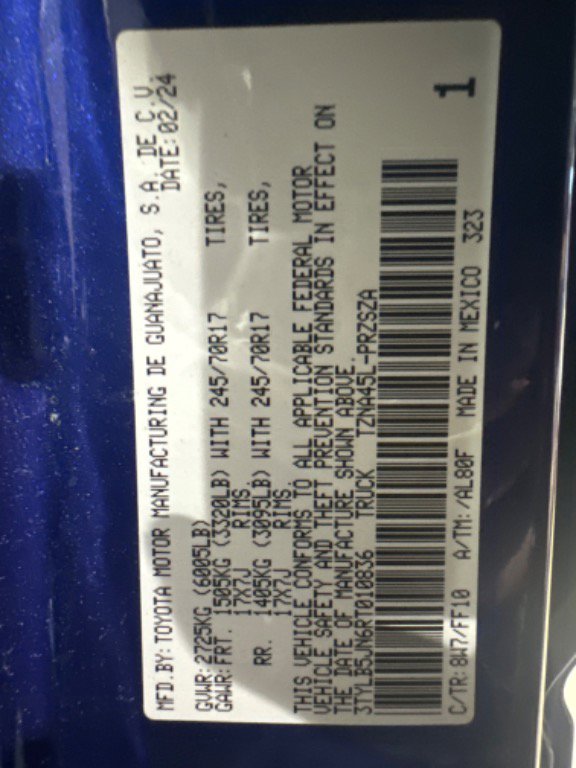 Used 2024 Toyota Tacoma SR5 w/ SR5 Upgrade Package image 3