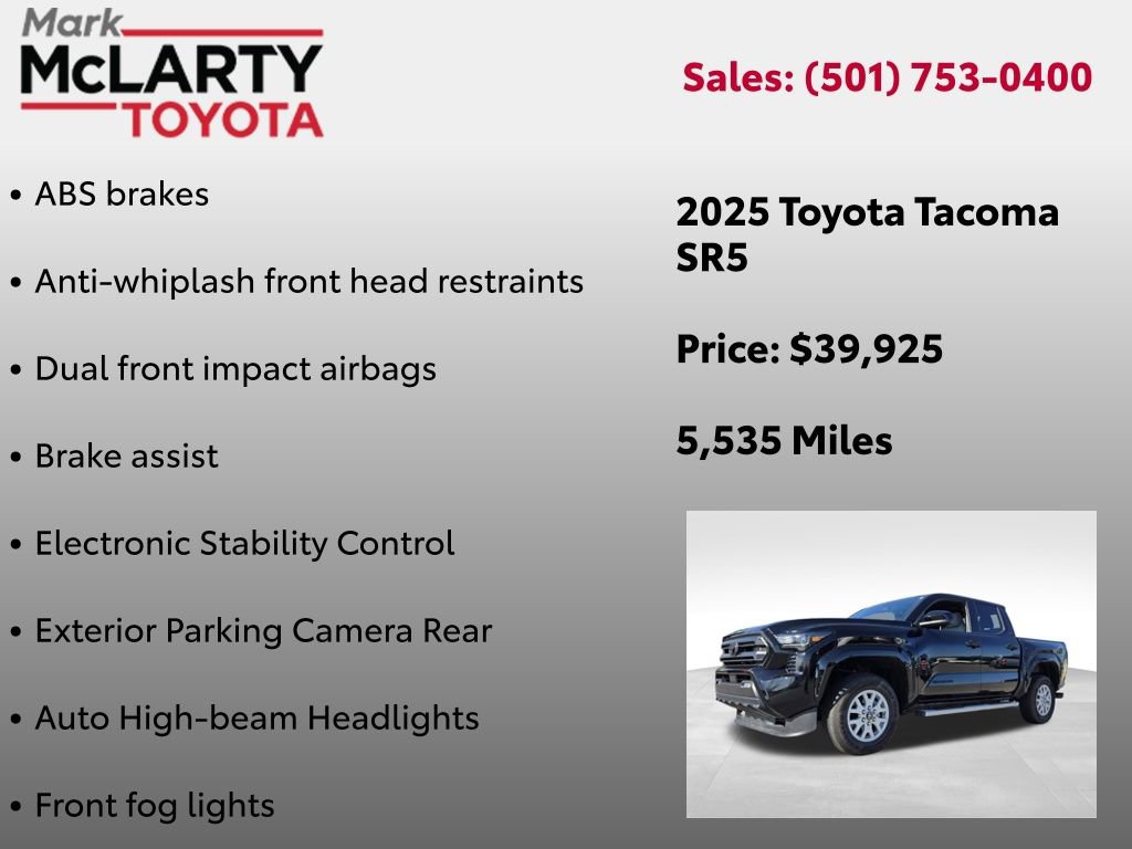 Certified 2025 Toyota Tacoma SR5 AWD/4WD image 37