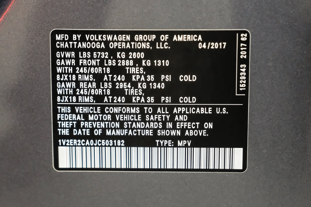 Used 2018 Volkswagen Atlas SEL FWD image 72